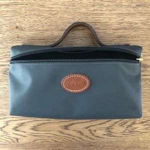 Longchamp Cosmetic case gunmetal/gold